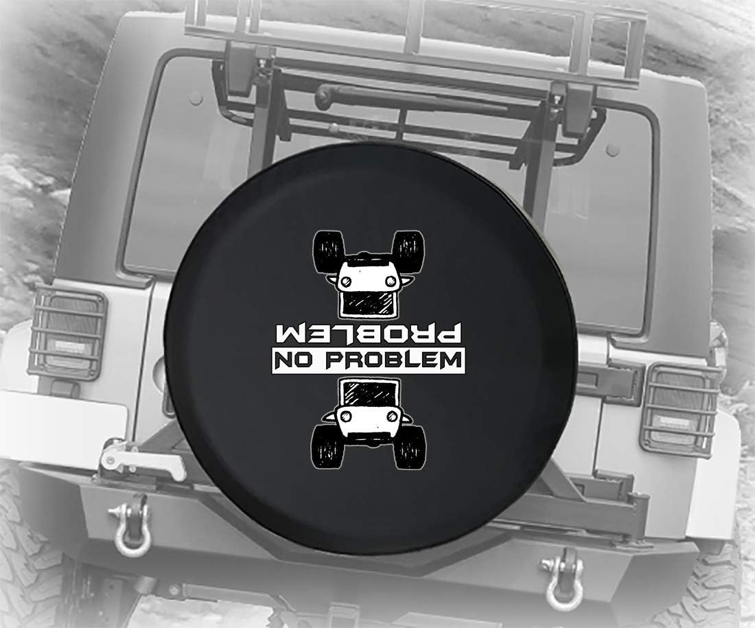 White Ink 32 in Spare Tire Cover F463