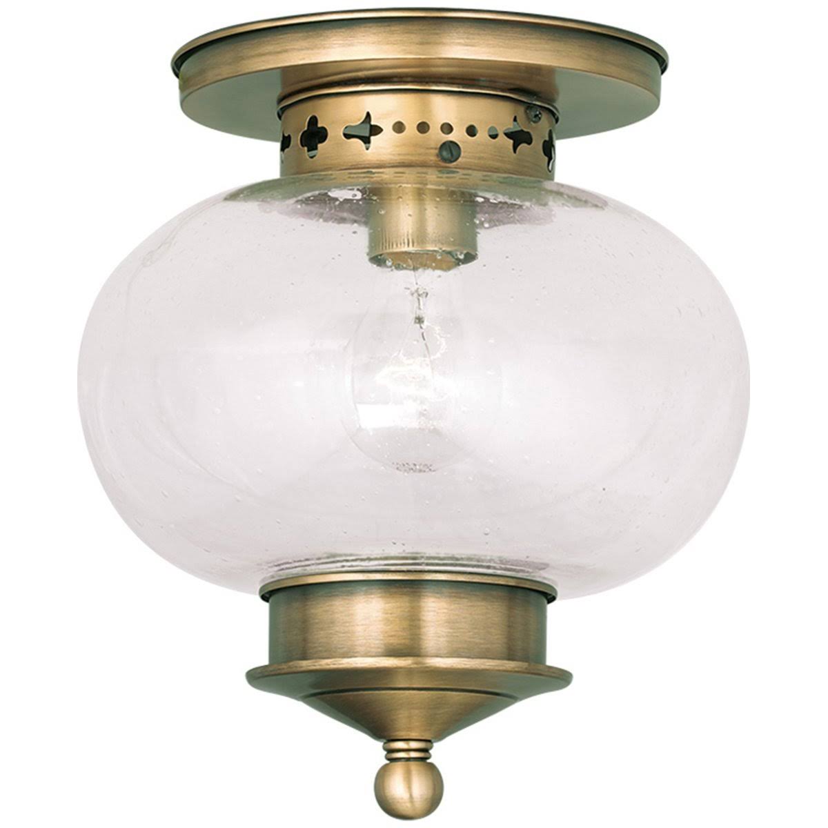 Antique Brass 1 Light Ceiling Mount A630393