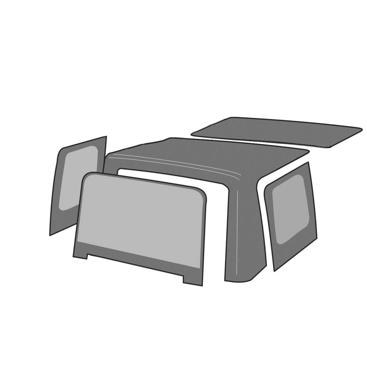 Soft Top for Jeep Wrangler G38807