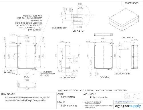 Polycarbonate NEMA 4X Box E970