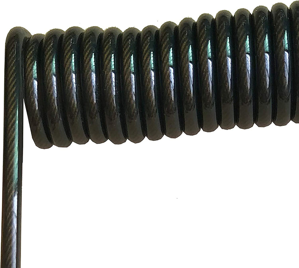 Retractable Coiled Tool Lanyard with Carabiner -2Pcs H33835