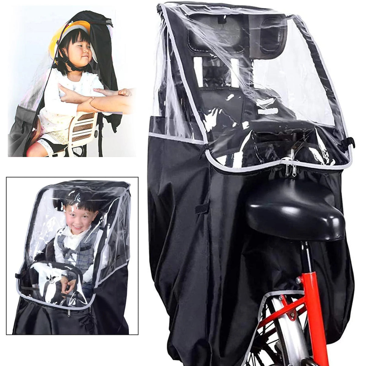 Bike Child Seat Rain Canopy Cover L47387
