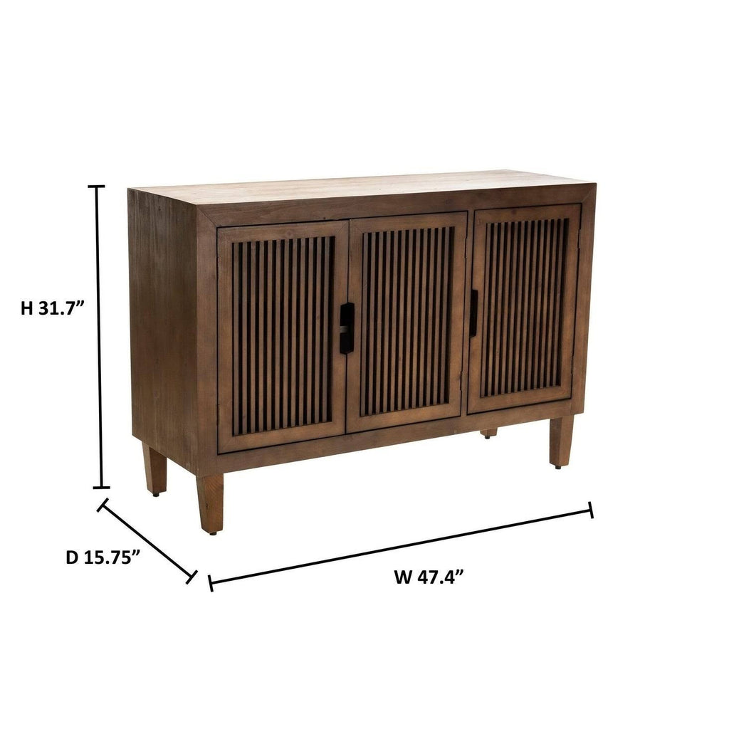 Brown 2 Drawer Cabinet V7168