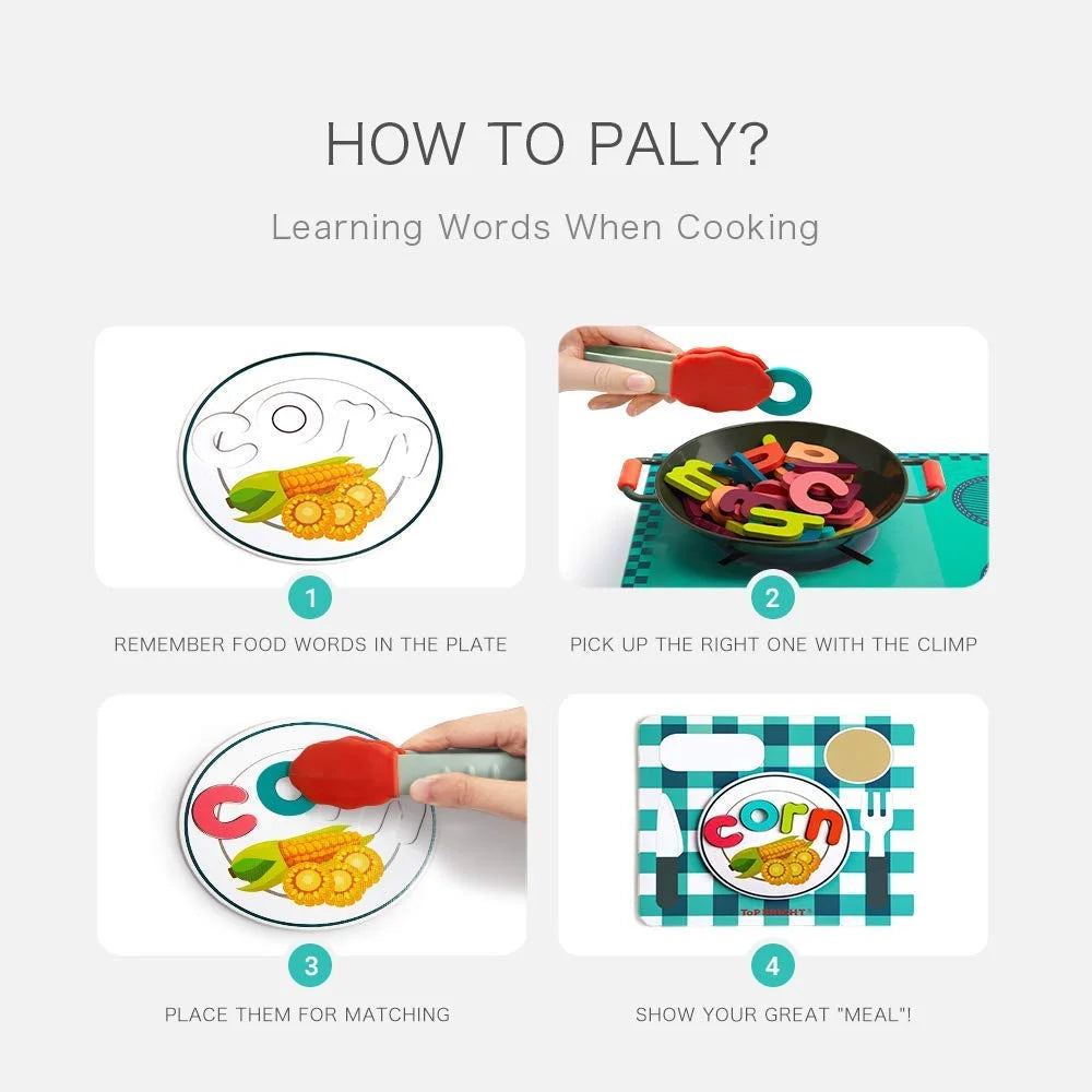 Montessori Pretend Play Cooking Toys E96731