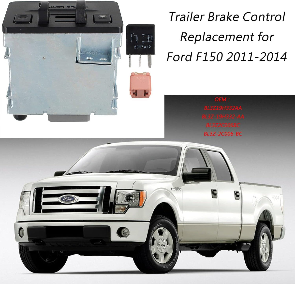 Trailer Brake Controller Module for Ford F150 U16803