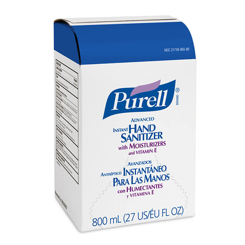 27 oz Unscented Gel Hand Sanitizer Refill, Pack of 12 E800961