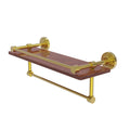 Polished Nickel Ironwood Shelf Gallery Rail and Towel Bar X330046