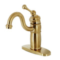 Brushed Brass Single-Handle Bar Faucet Z58159