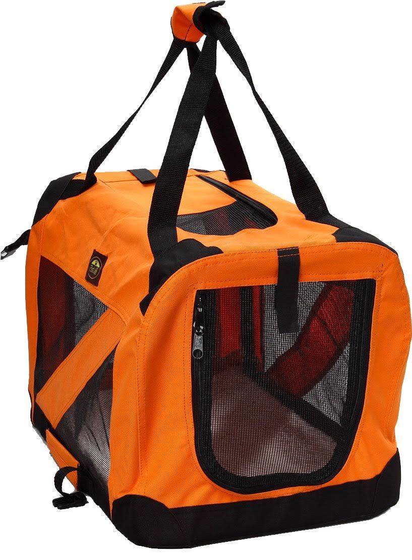 Folding Pet Dog Carrier, Orange N5191