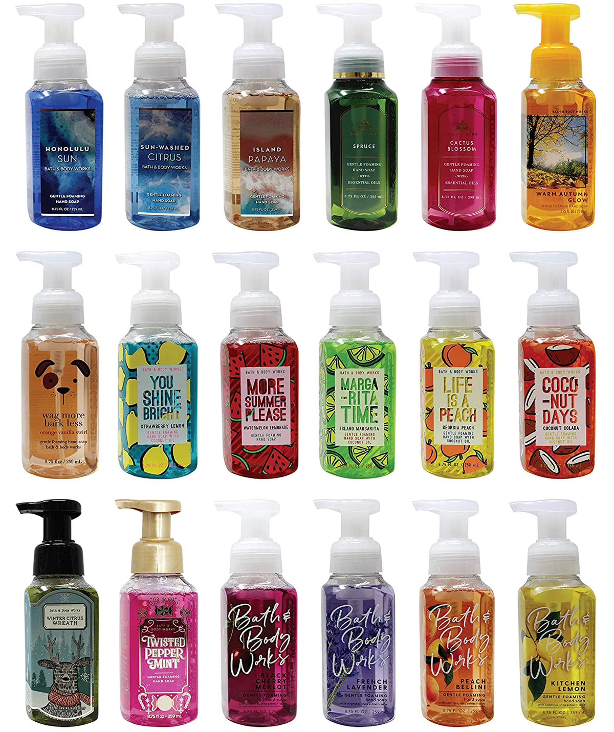 Assorted 4 Pack Gentle Foaming Hand Soap X304