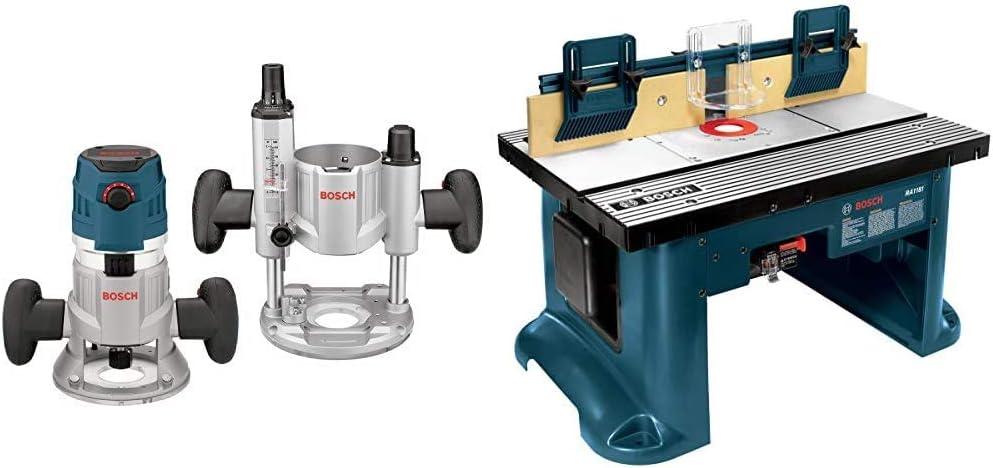 Combination Plunge & Fixed-Base Router Kit with Hard Case B770632
