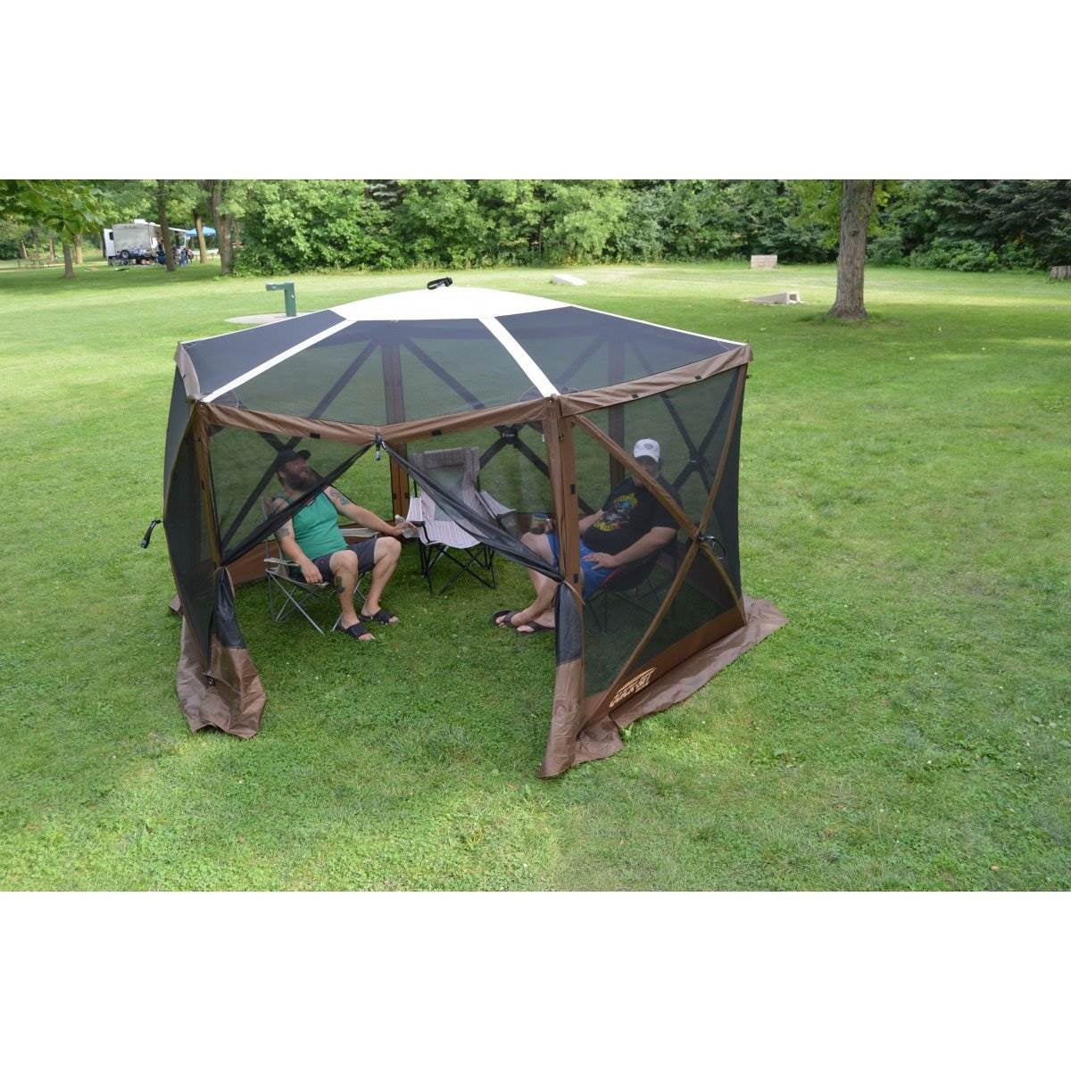 Portable Gazebo with Wind and Sun Panel, Rain Fly T64981