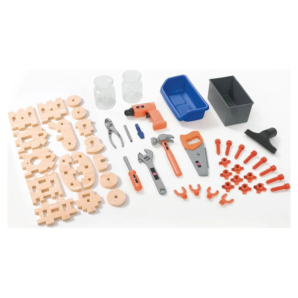 50 Piece Plastic Kid Tool Bench Playset W5913