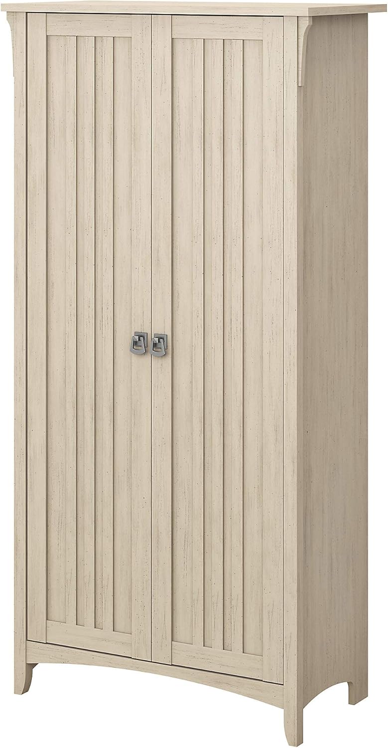 Cape Cod Gray Kitchen Pantry Cabinet with Doors A621636