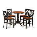5 Piece Counter Height Table Set with 4 Stools R249