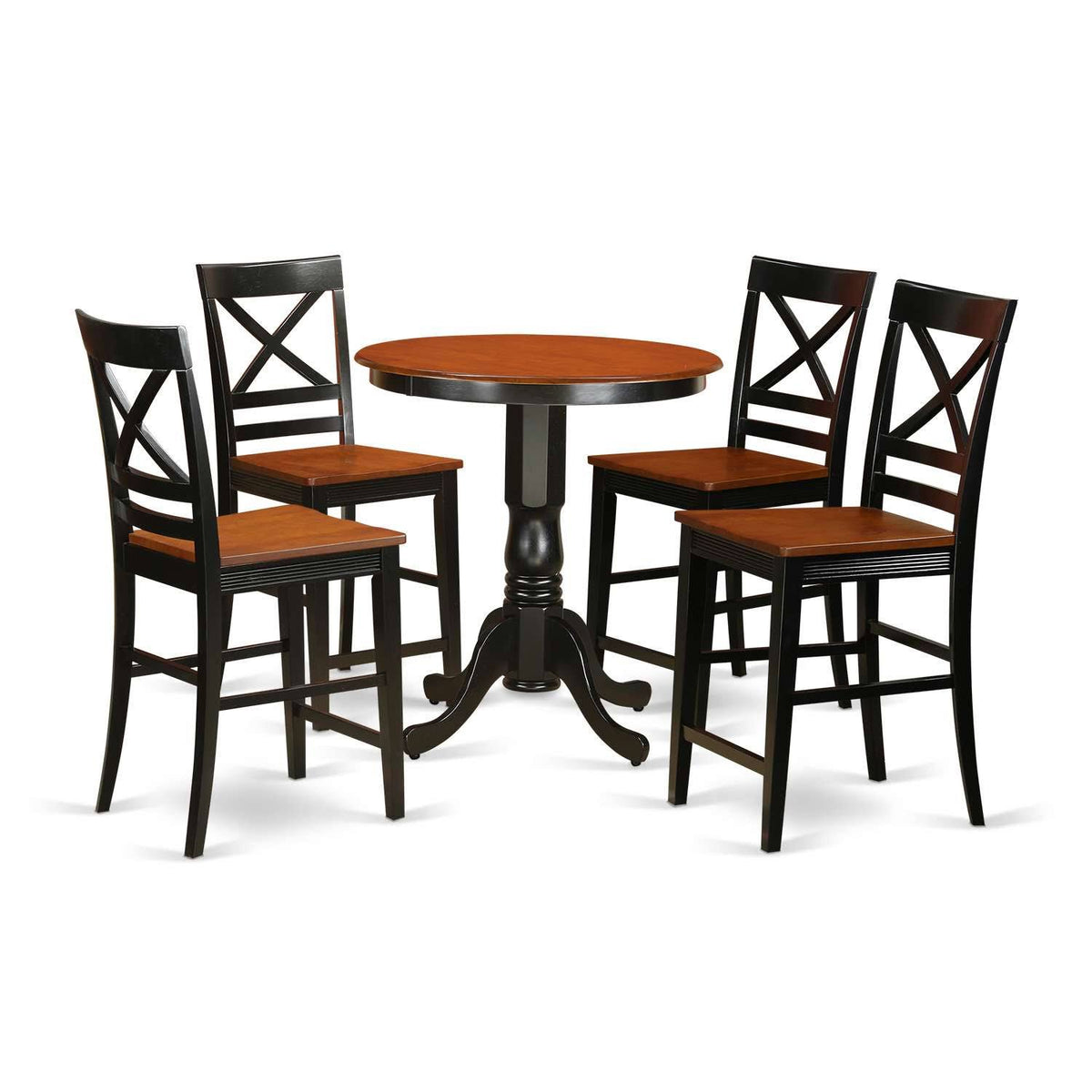 5 Piece Counter Height Table Set with 4 Stools R249
