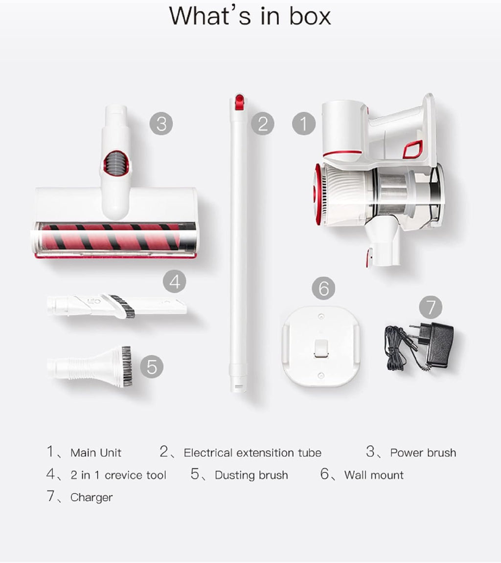 Cordless Stick Vacuum Cleaner 250W 20 KPA Handheld Stick Vacuum C3847