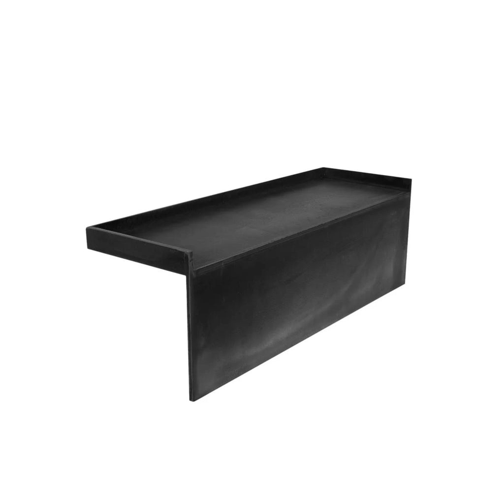 Brushed Ni Rectangular Shower Base with Right Drain T7989