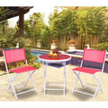 Red Steel Bistro Set Q26535