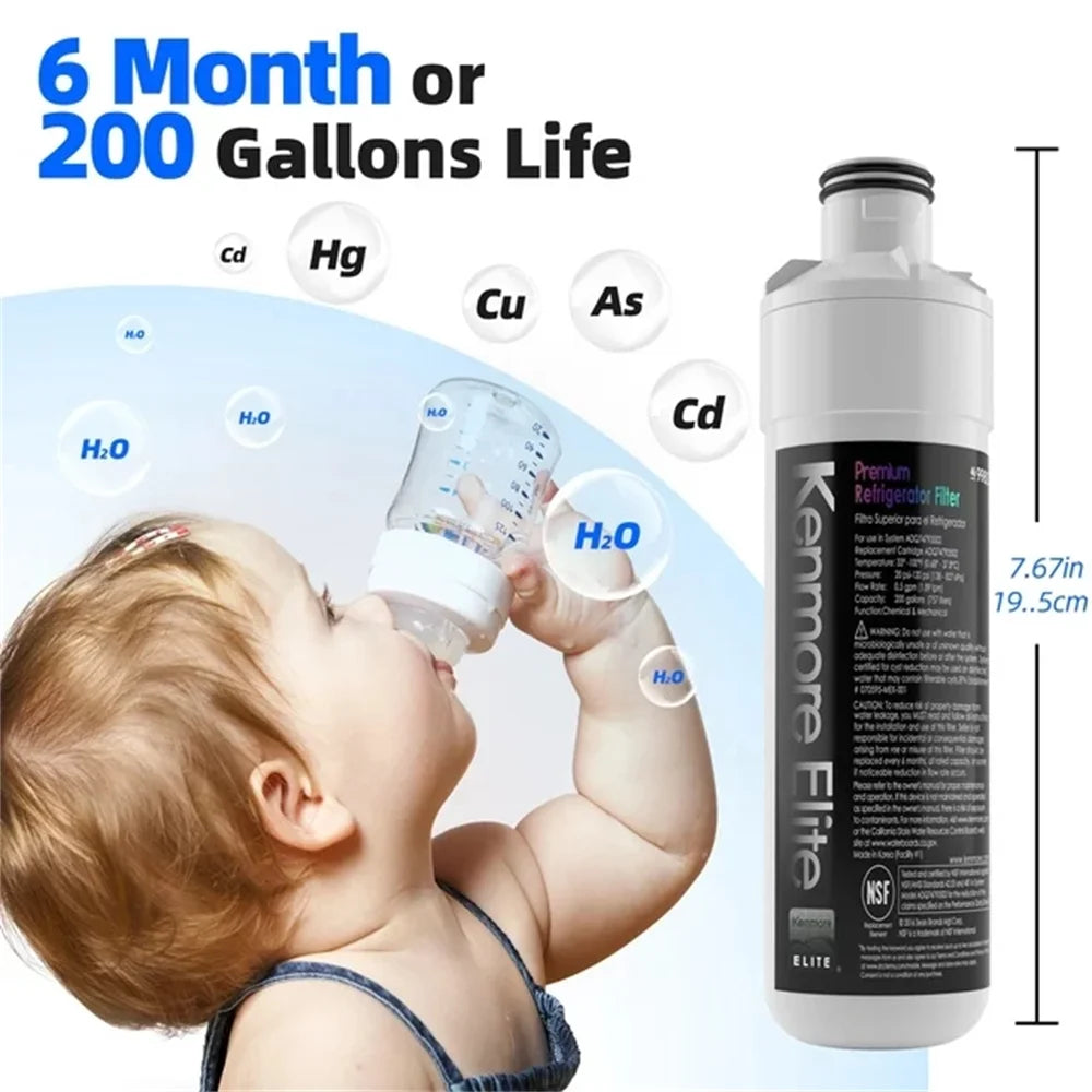 3 Pack Replacement Refrigerator Water Filter M4284