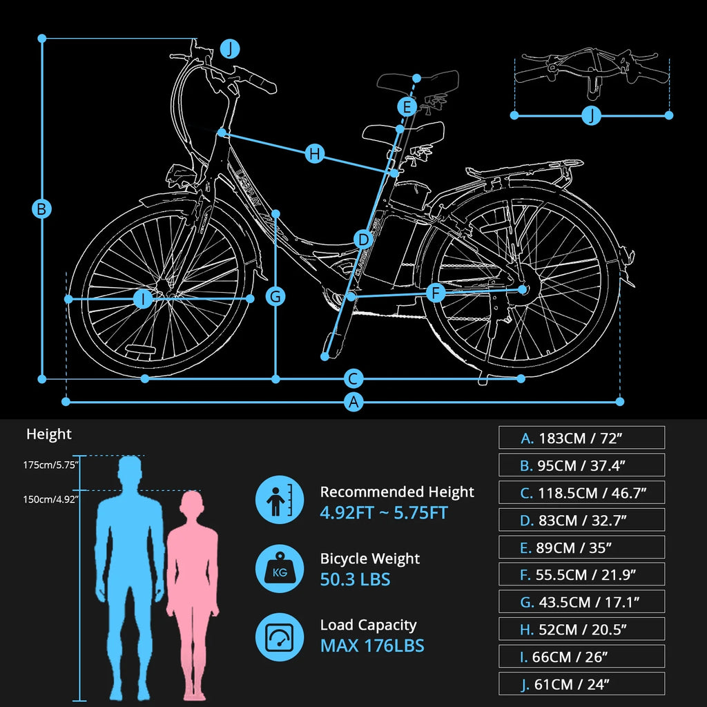26 inch Electric Bike K63822