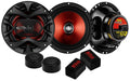 2 6.5 inch Component Car Speakers with Crossovers C4092