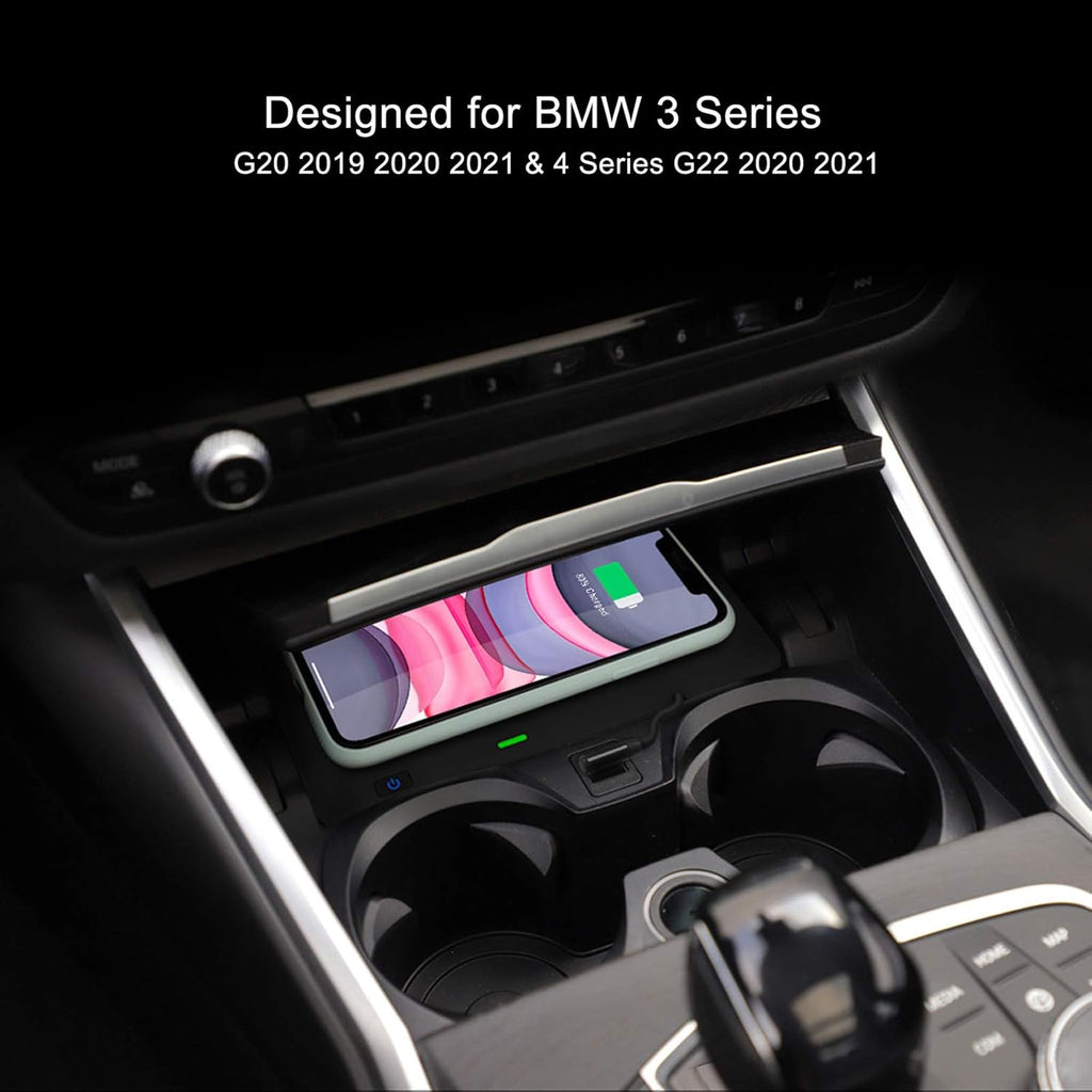 Wireless Charging Pad for BMW 3 Series and 4 Series, Pack of 2 N22868