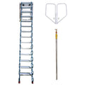 Blue Retractable Folding Attic Ladder B20206
