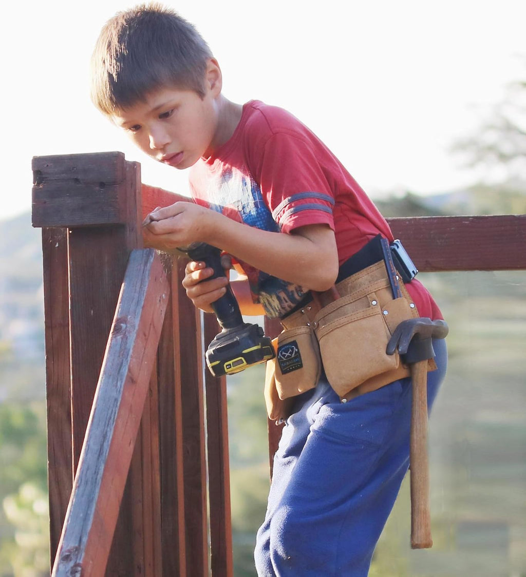 Real Leather Kids Tool Belt P13647