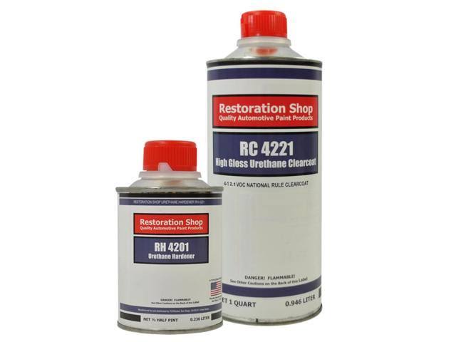 Gold Mist Metallic Urethane Basecoat Clearcoat Car Auto Paint Complete Medium Quart Kit O324830
