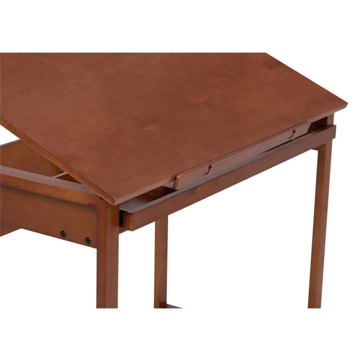 Canvas Wood Drawing Table Sonoma Brown H923