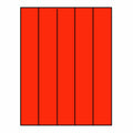 Fluorescent Red Laser Label Sheet, Box of 100 V70470