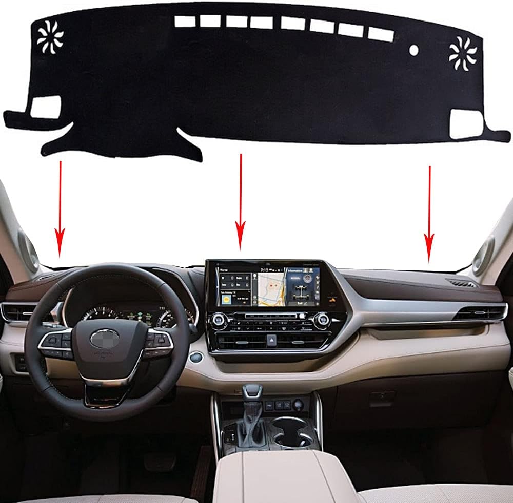 Dashboard Cover Mat Car Dash Board Interior Accessories A4547