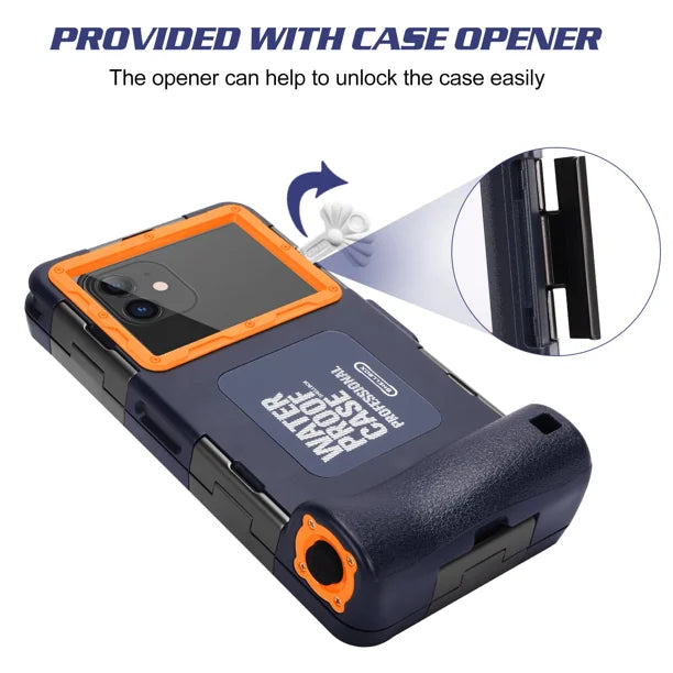 Waterproof Protective Case for Samsung Galaxy S9+ and All Phones Up to 6.9 Inch with Lanyard Z646