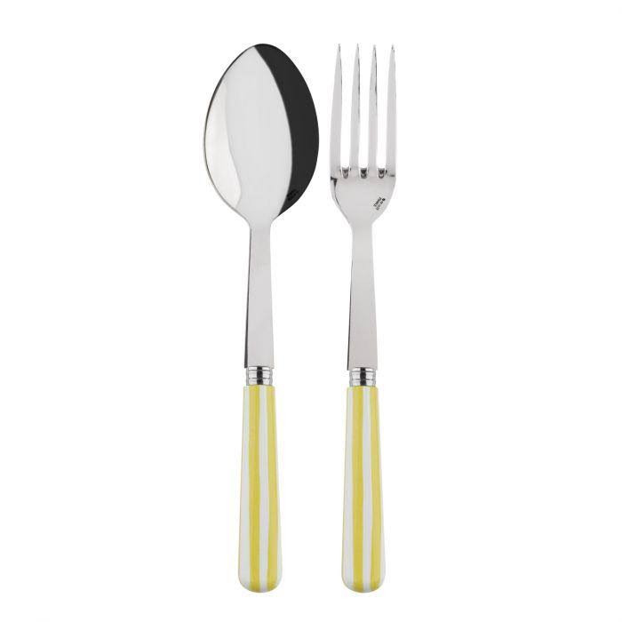 White Stripe Serving Set C48699