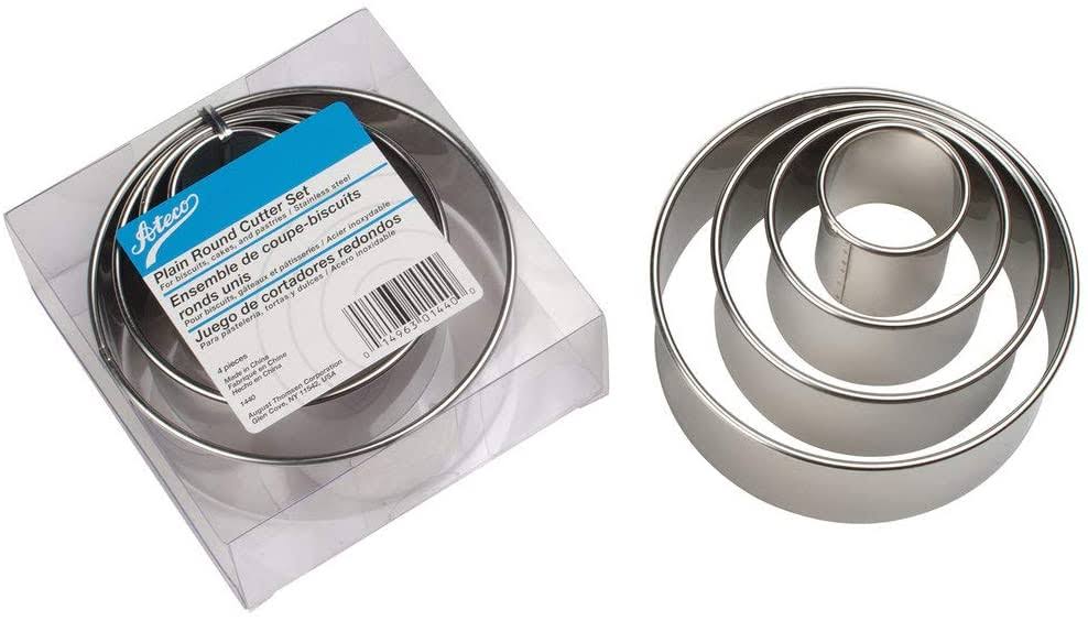 Stainless Steel 4 PC Round Cutter Set R10975