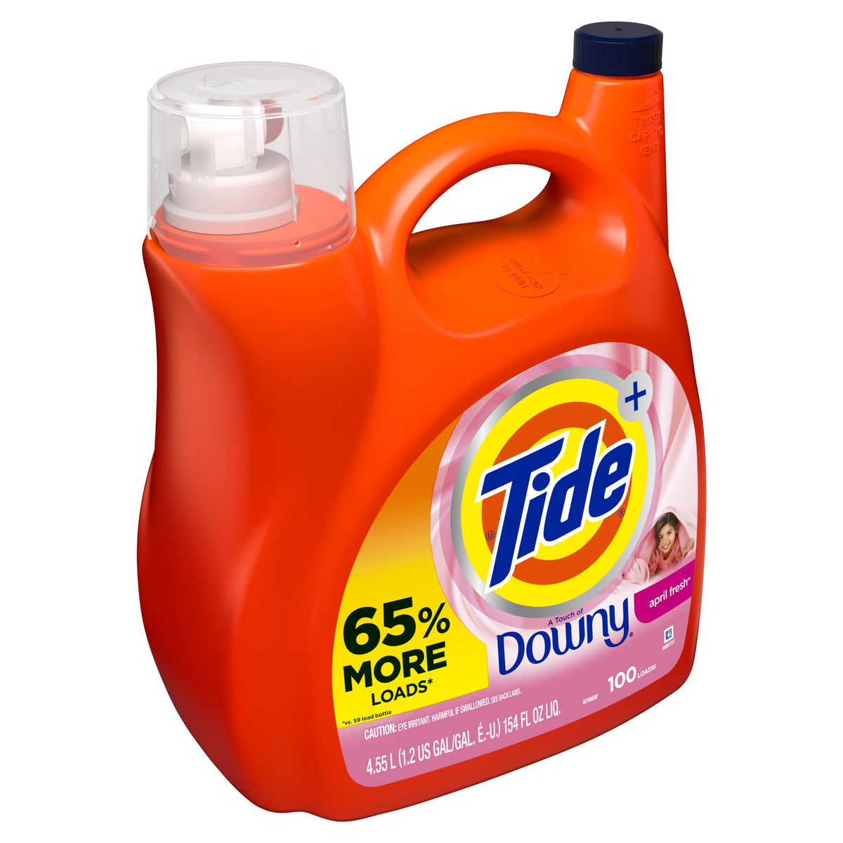 100 Loads Liquid Laundry Detergent, 154 fl oz W1191