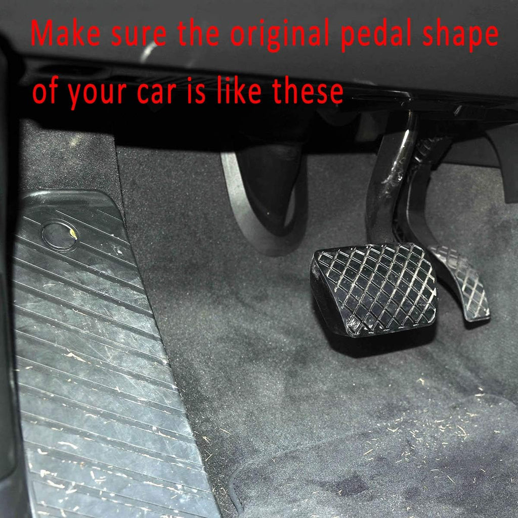 Gas Accelerator Brake Footrest Pedal Cover for Audi Q7 Q8 2017 2018 2019 2020 2021 Porsche Cayenne Touareg (Only for LHD) F4248
