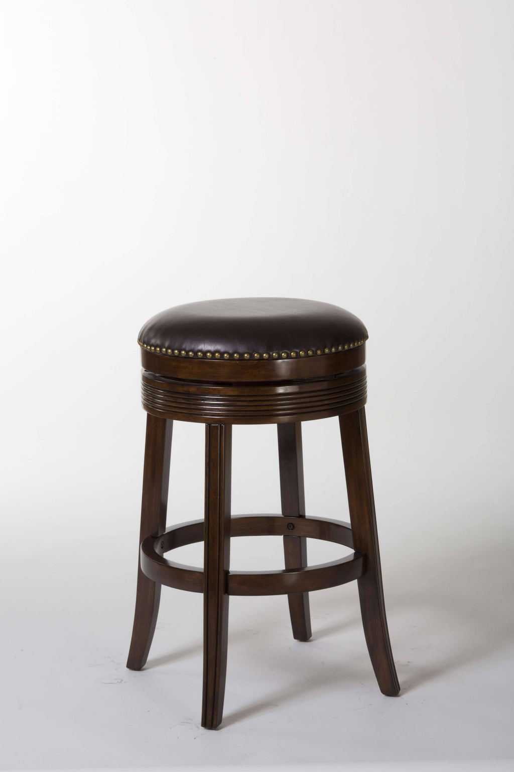Cherry Backless Swivel Counter Stool K686