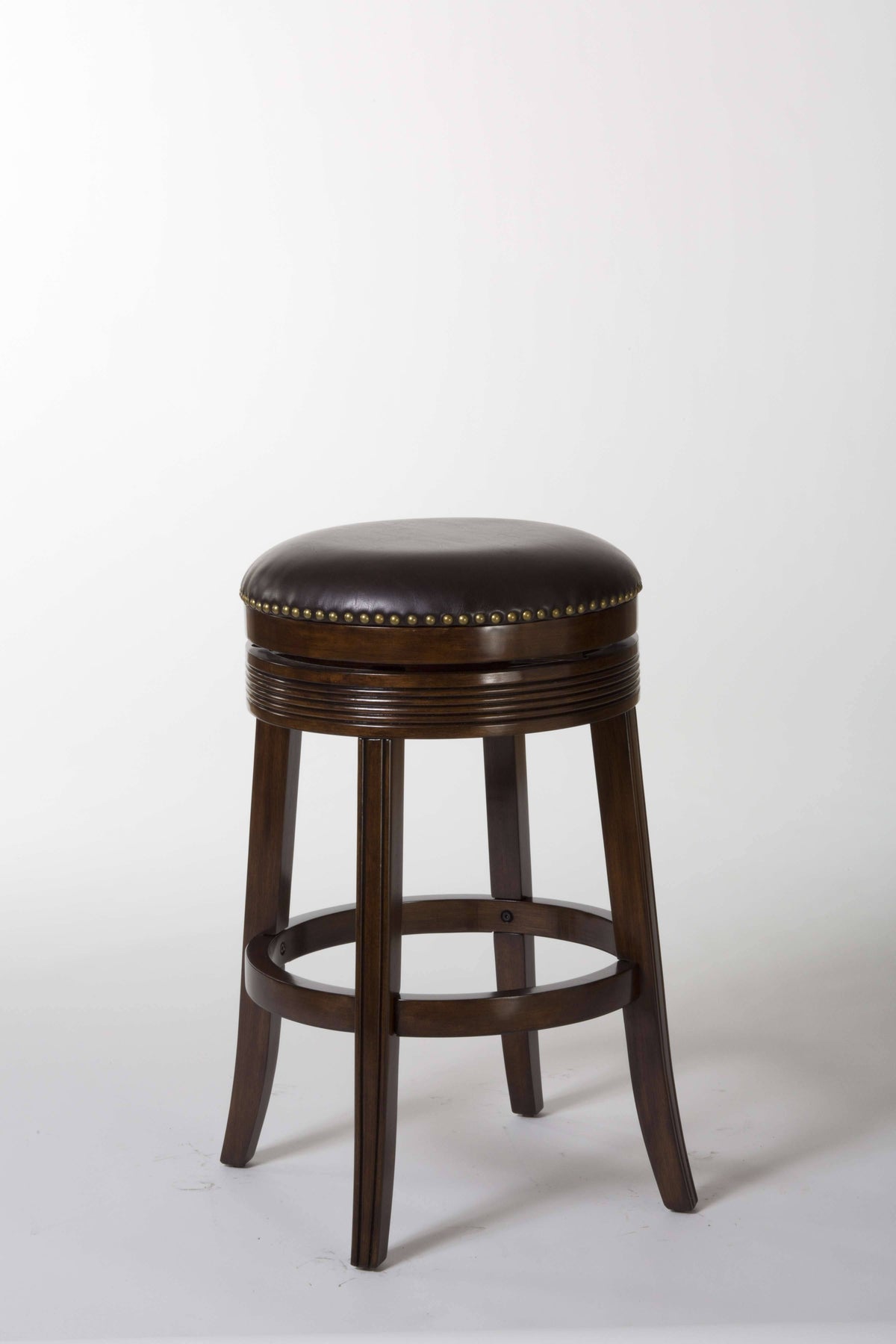 Cherry Backless Swivel Counter Stool K686