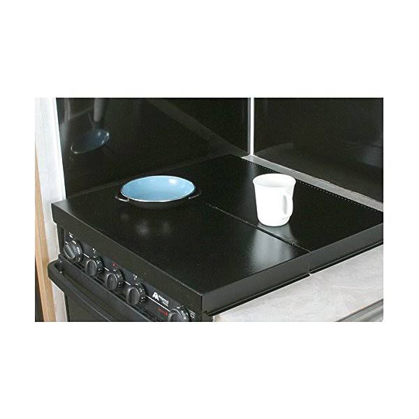 Black Universal Fit Stove Top Cover S159