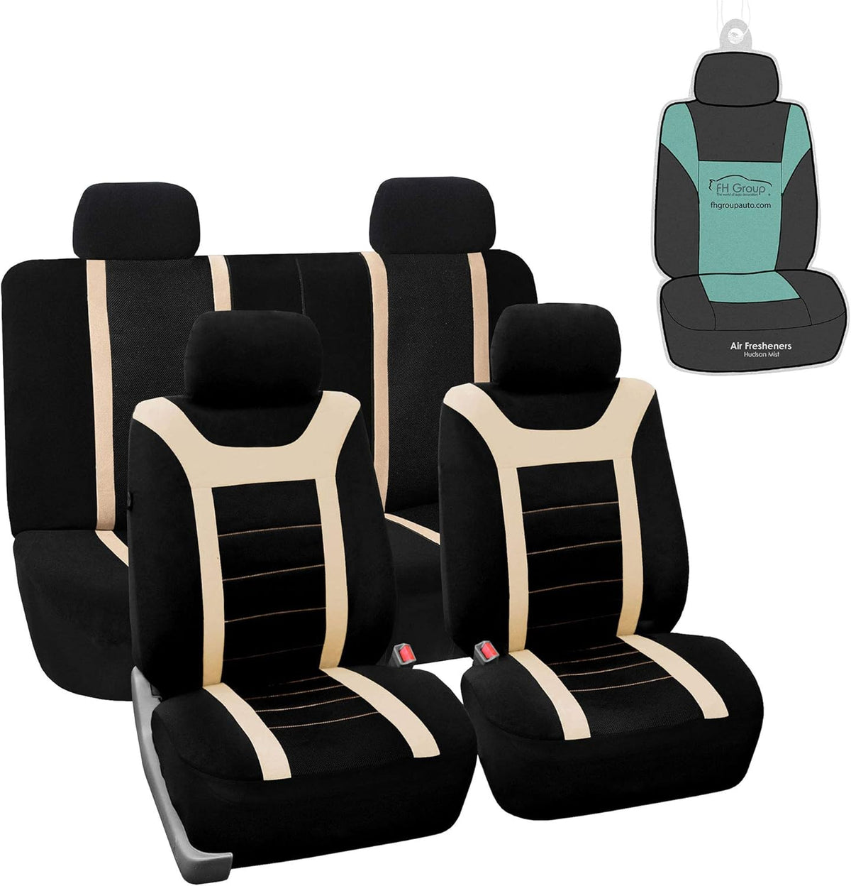 Black Universal Fit Car Seat Covers D956885