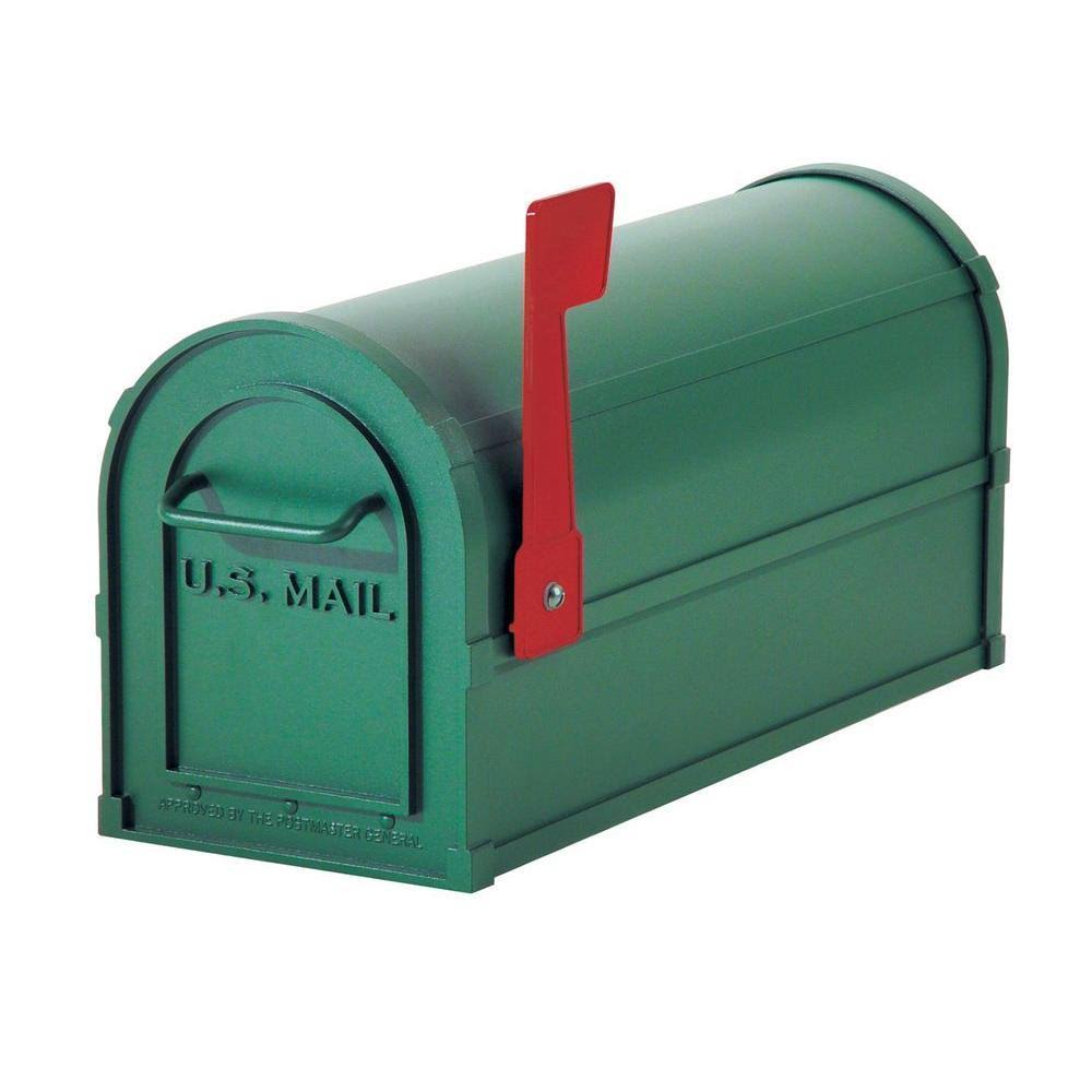 Green Rural Mailbox X95344