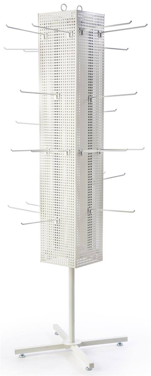 White Steel Wire Peg Hooks T994297