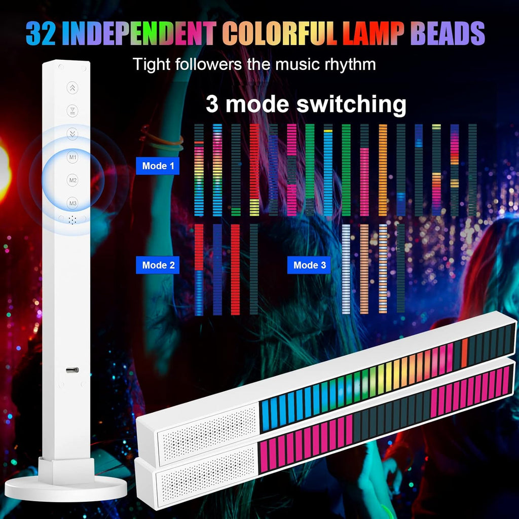 Wireless Bluetooth Speaker with Voice Control Light Bar P820214
