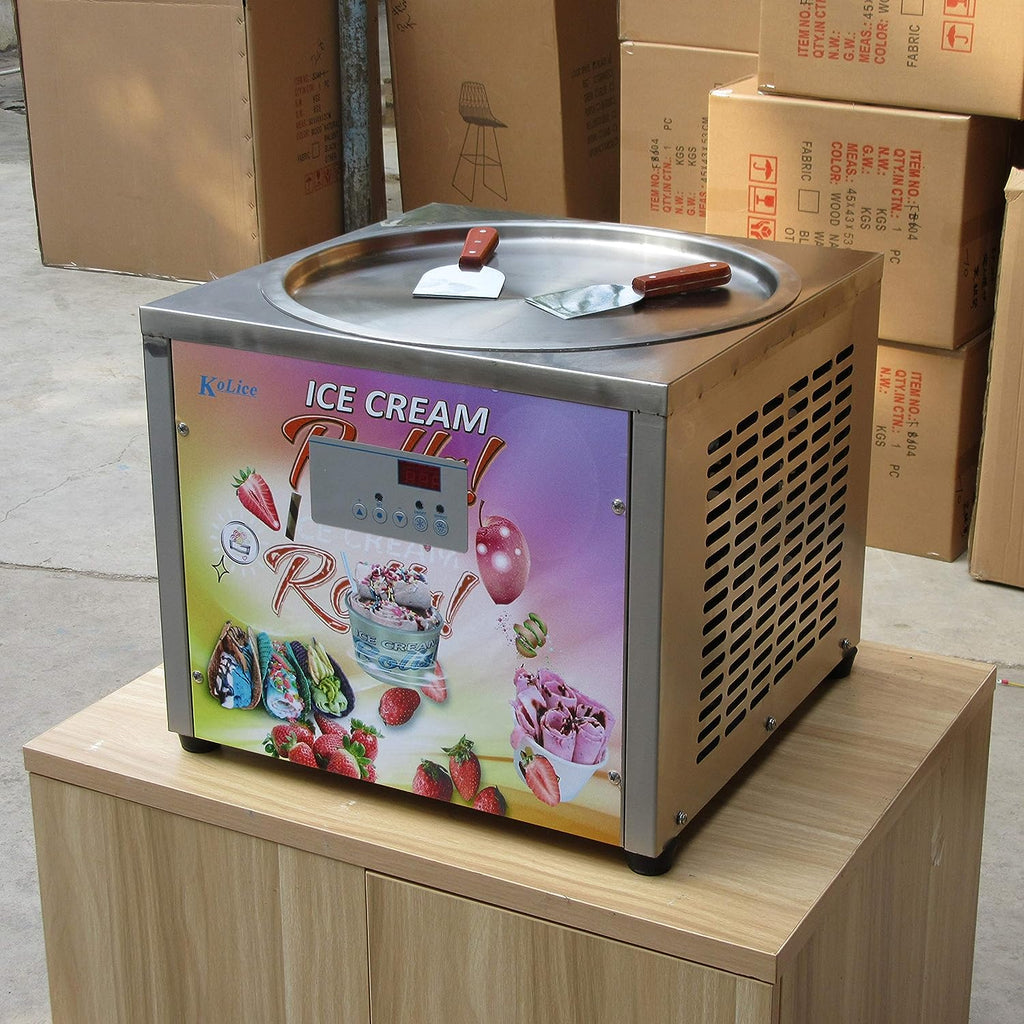 18" Single Round Pan Fried Ice Cream Machine X3349