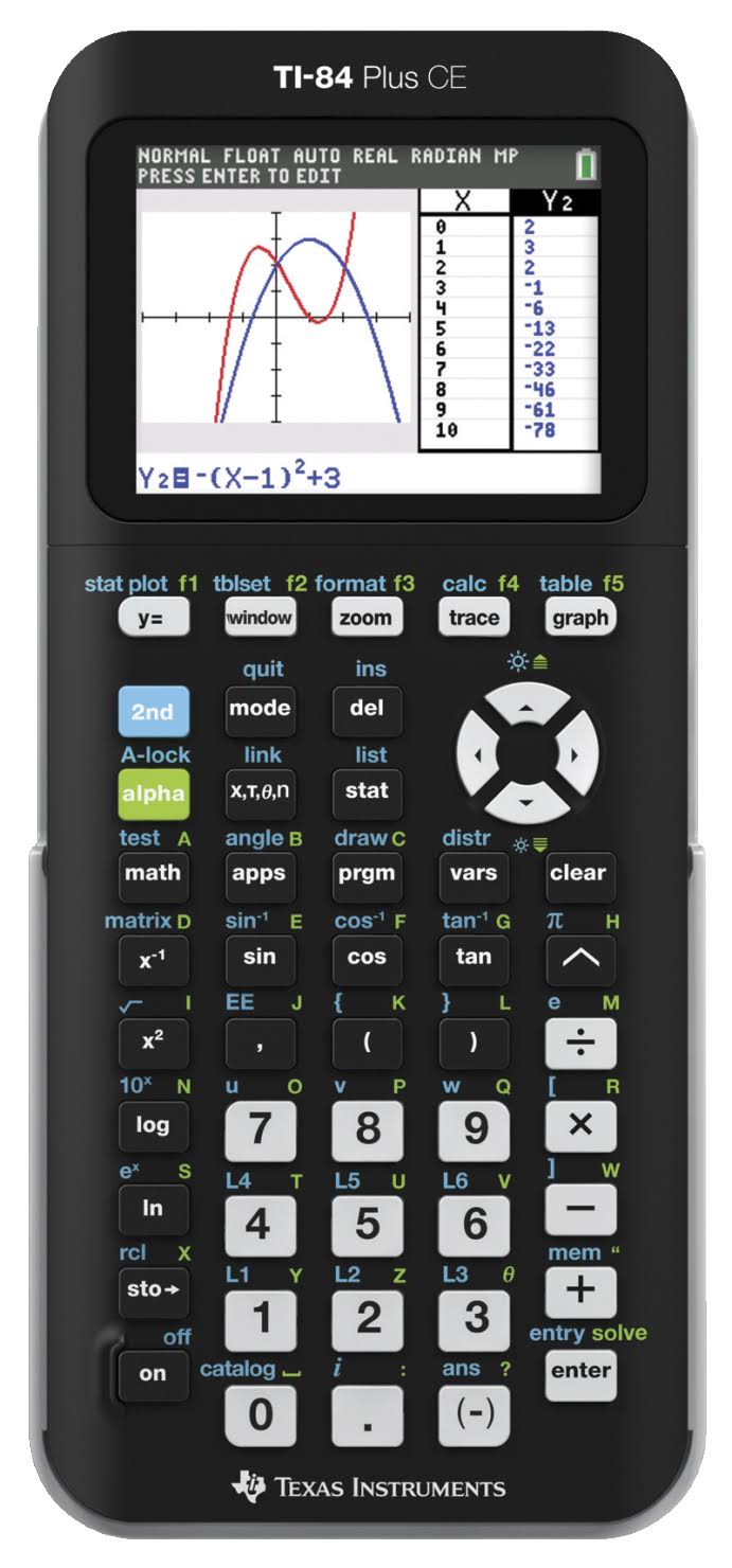 Black Graphing Calculator H5952