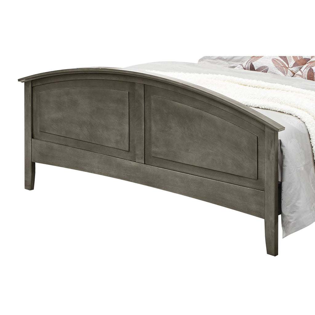 Twin Size Panel Bed Cappuccino N165613