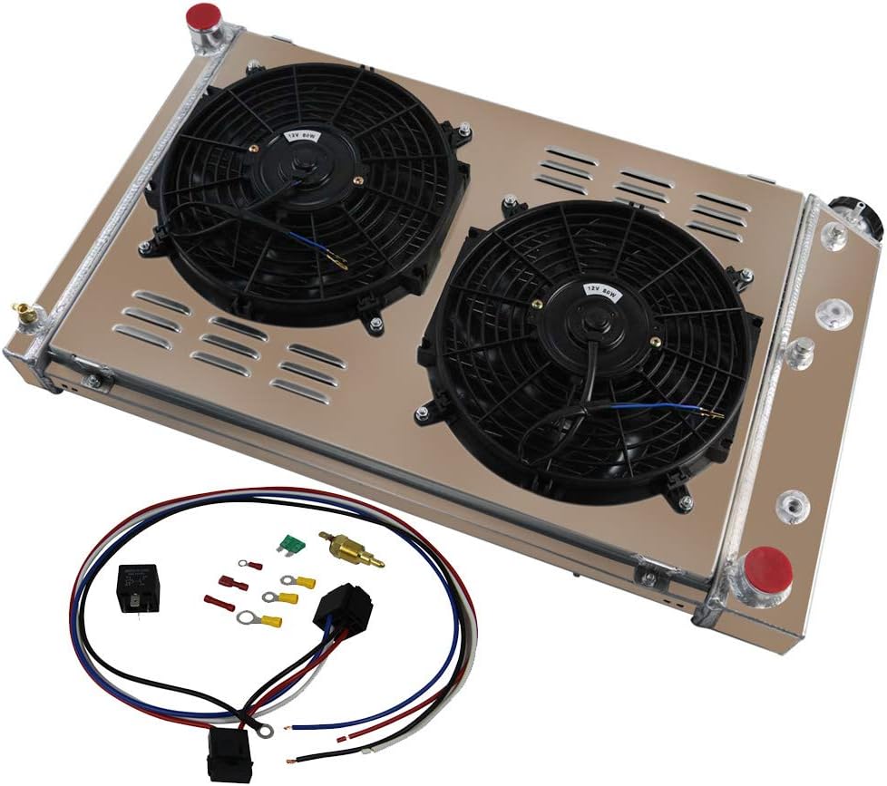 Aluminum 3 Row Radiator with Shroud Fan and Relay S806062