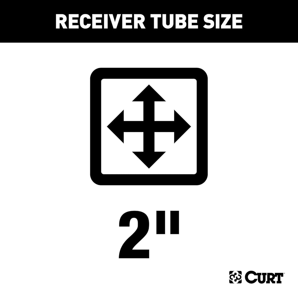 Class 3 Trailer Hitch, 2-Inch Receiver, Square Tube Frame R6391